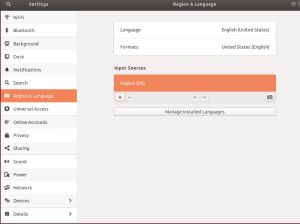 Thay đổi ngôn ngữ trên Ubuntu