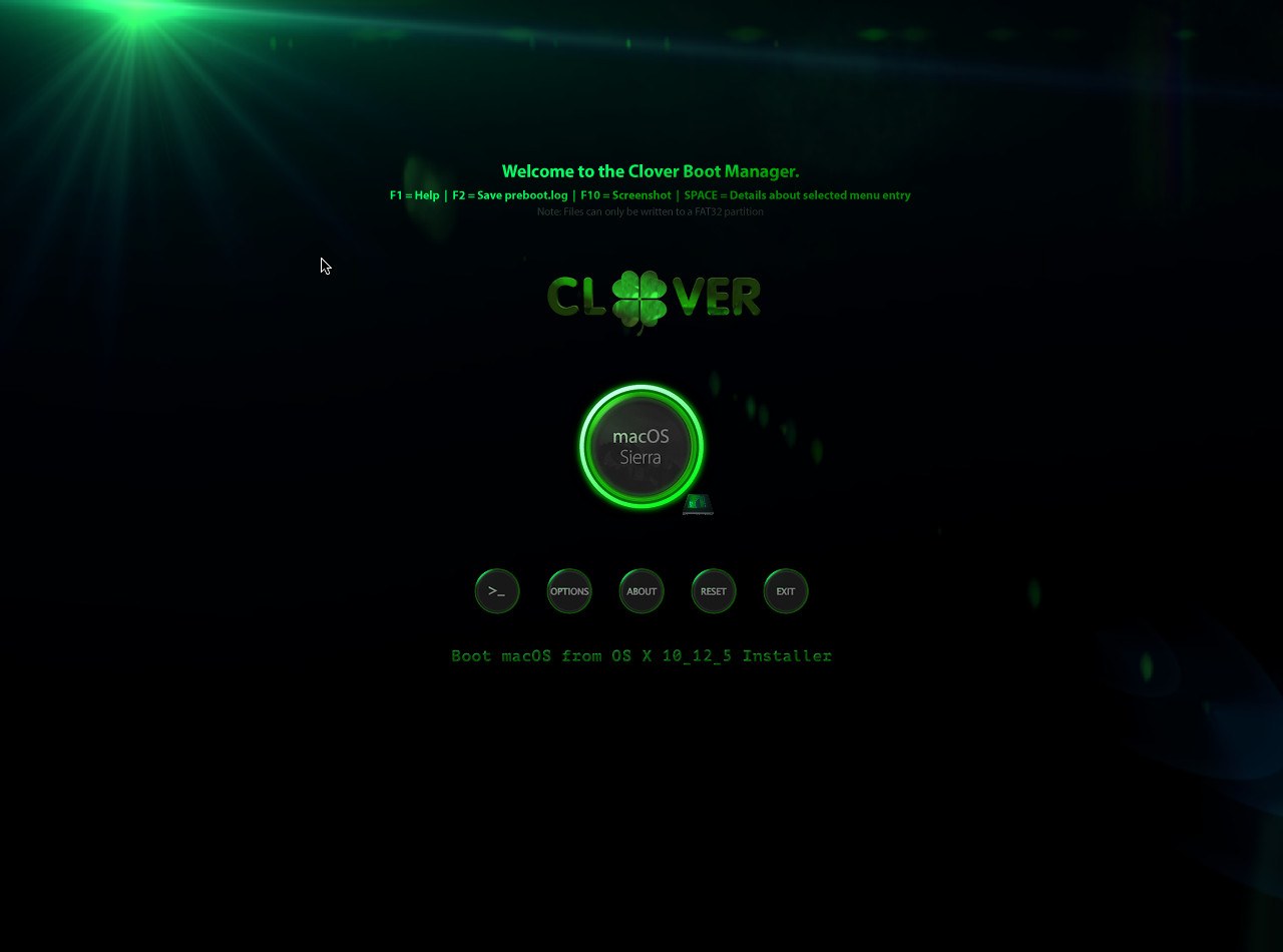 install clover bootloader